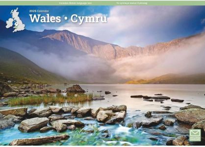 Wales A4 Calendar 2025