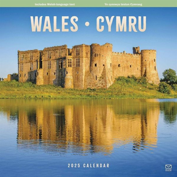 Wales Square Wall Calendar 2025