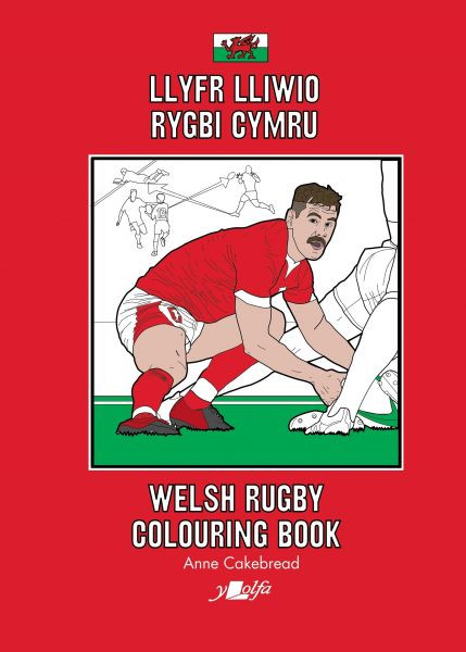 Llyfr Lliwio Rygbi | Rugby Colouring Book