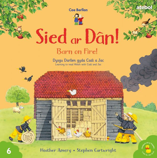 Sied Ar Dân / Barn on Fire Cyfres Cae Berllan