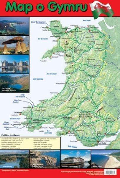 Map o Gymru Poster